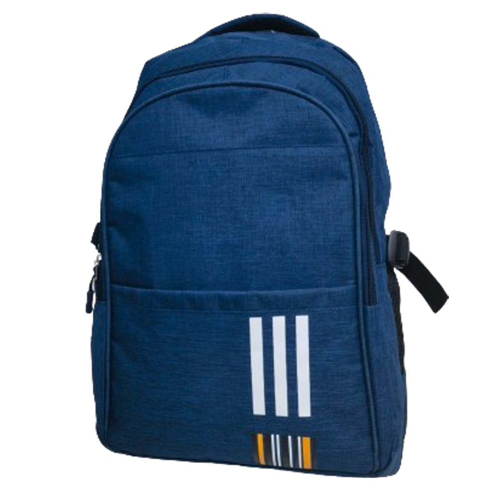 3 Stripe Backpack [11" x 5" x 18"] - Assorted Colours