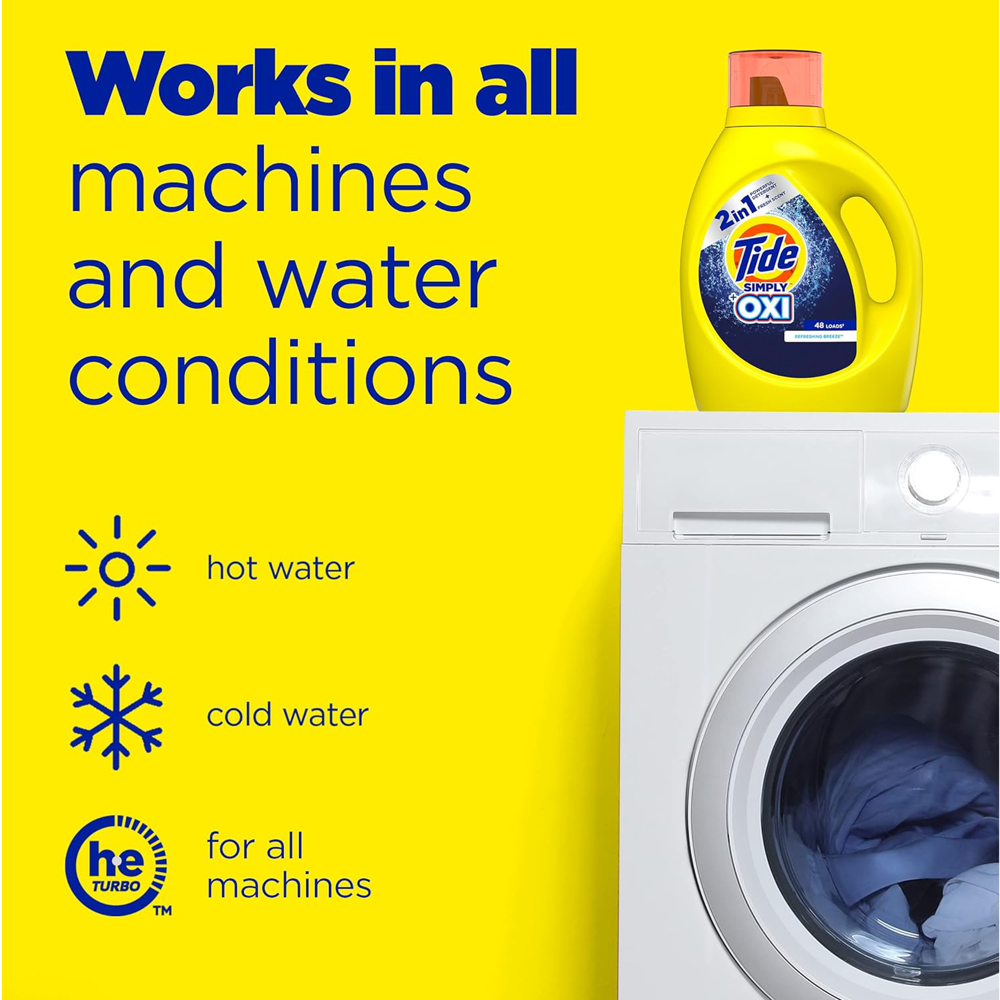 Tide Detergent -Simply Oxi 10z 6lds ($35.88 for Case of 12)