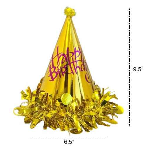 Birthday Hat 9.5" x 6.5"