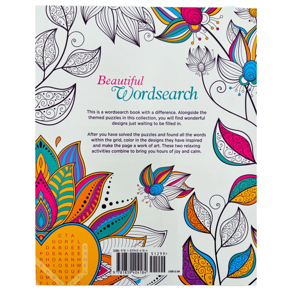 Color Book for Adults - Wordsearch