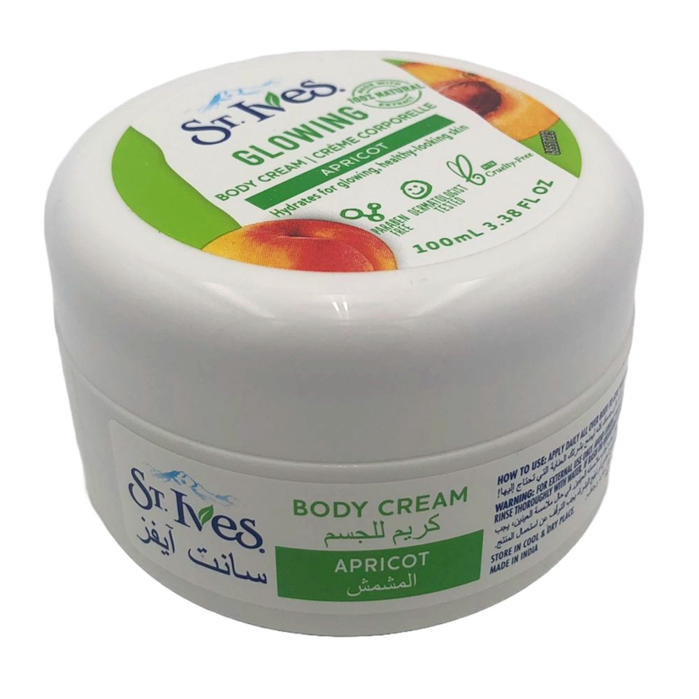 St.ives Body Cream- Apricot- Glowing- 100ml- 6pcs ($0.50 per Unit) [Exp: 11/24]