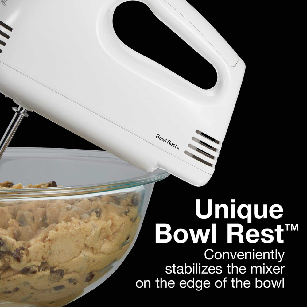 Proctor Silex 5-speed Hand Mixer White #62515ps