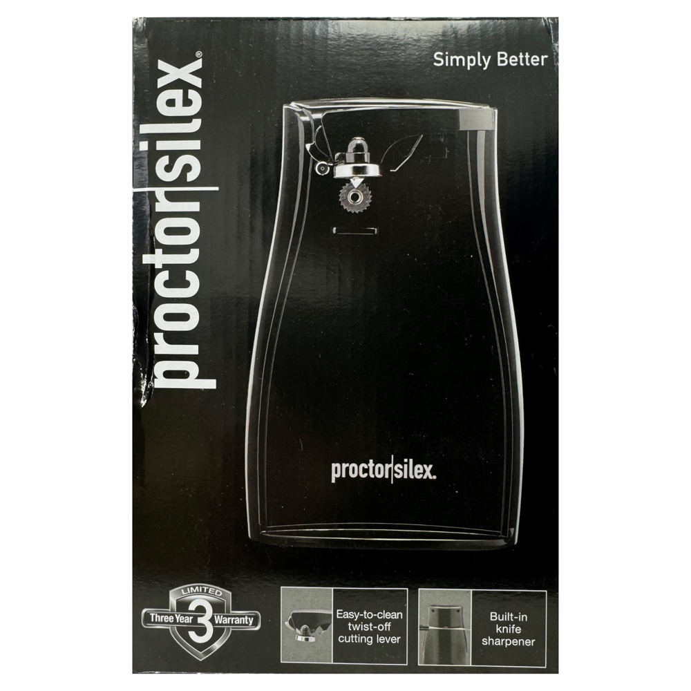 Proctor Silex Tall Can Opener #75217ps- Black
