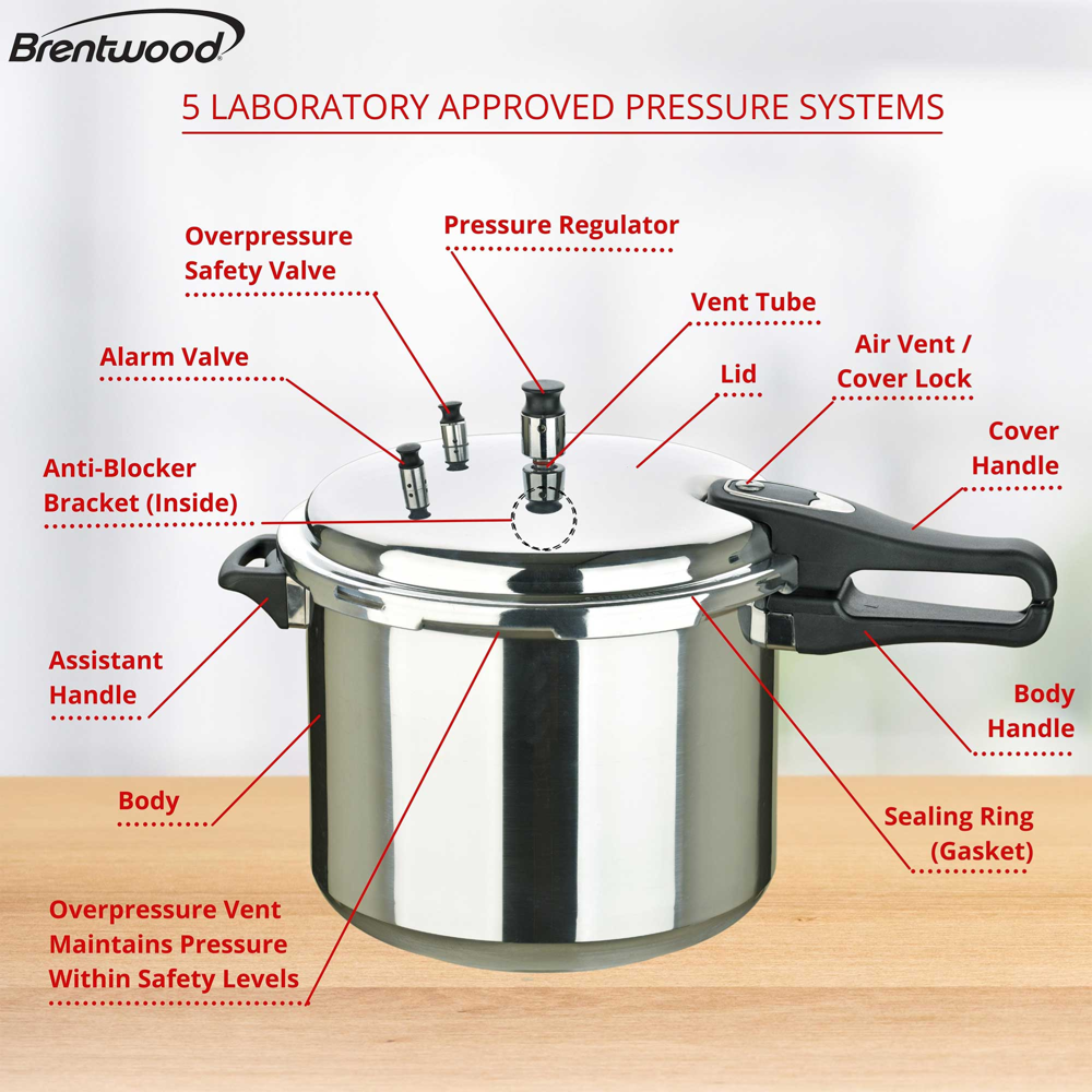 Brentwood Pressure Cooker bpc-110