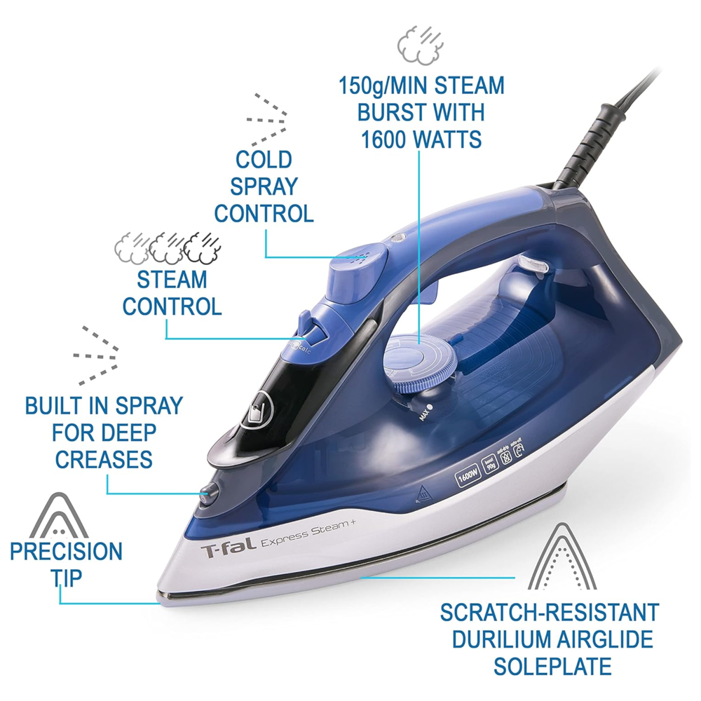 T-fal Express Steam Iron #fv2886u0
