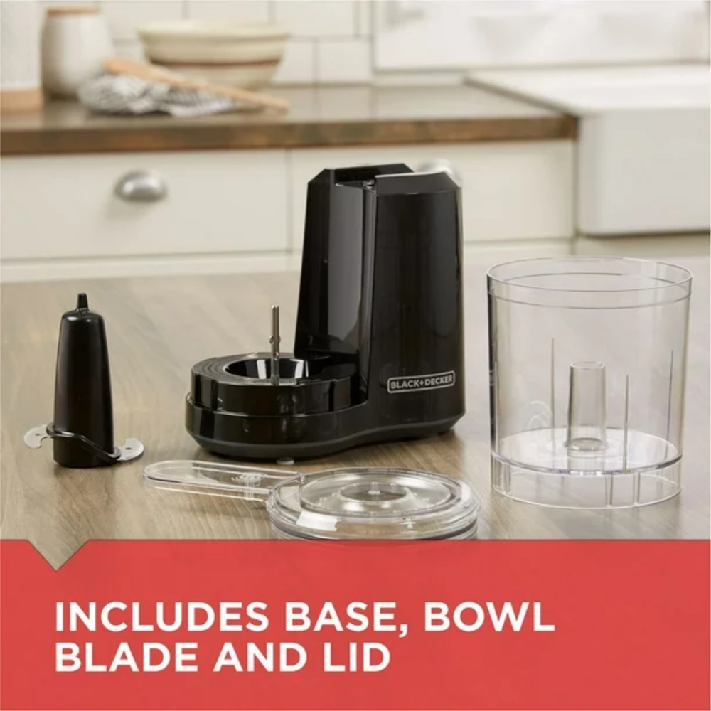 Black + Decker One -Touch Chopper #hc300bc (Refurbished)