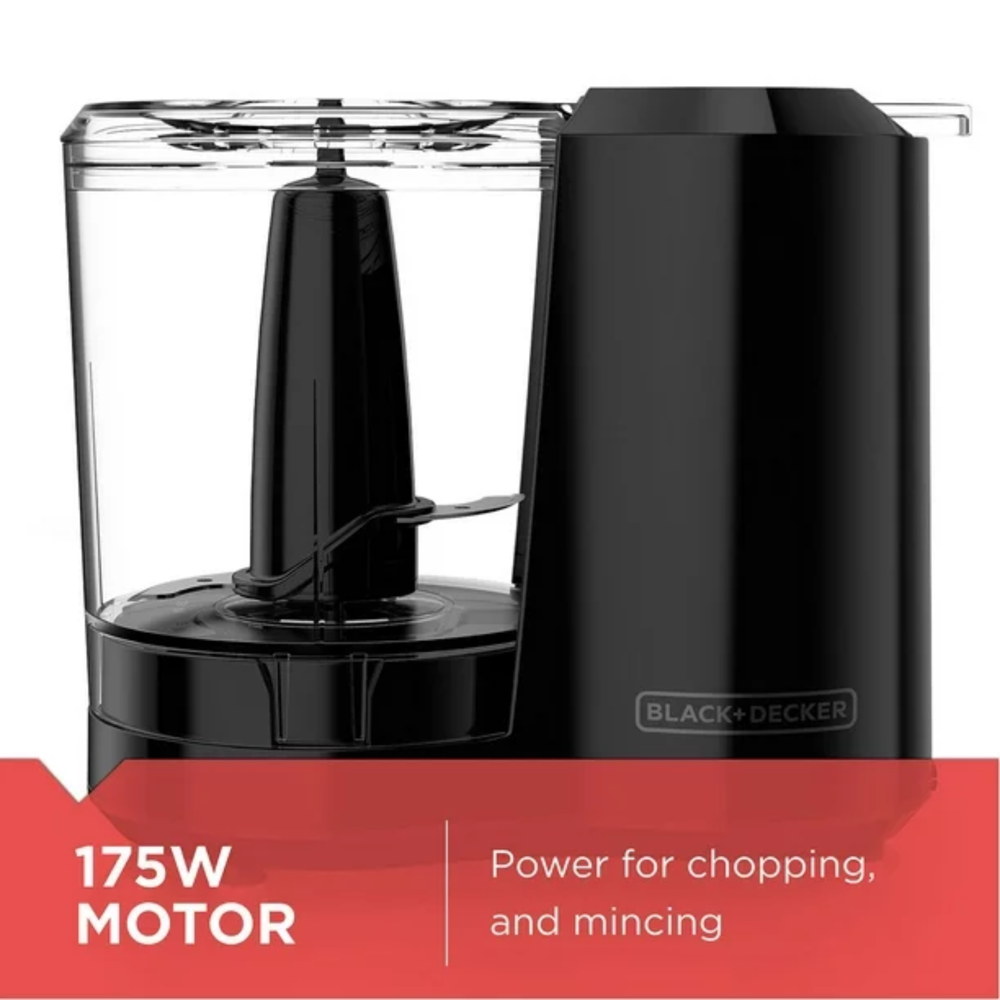 Black + Decker One -Touch Chopper #hc300bc (Refurbished)