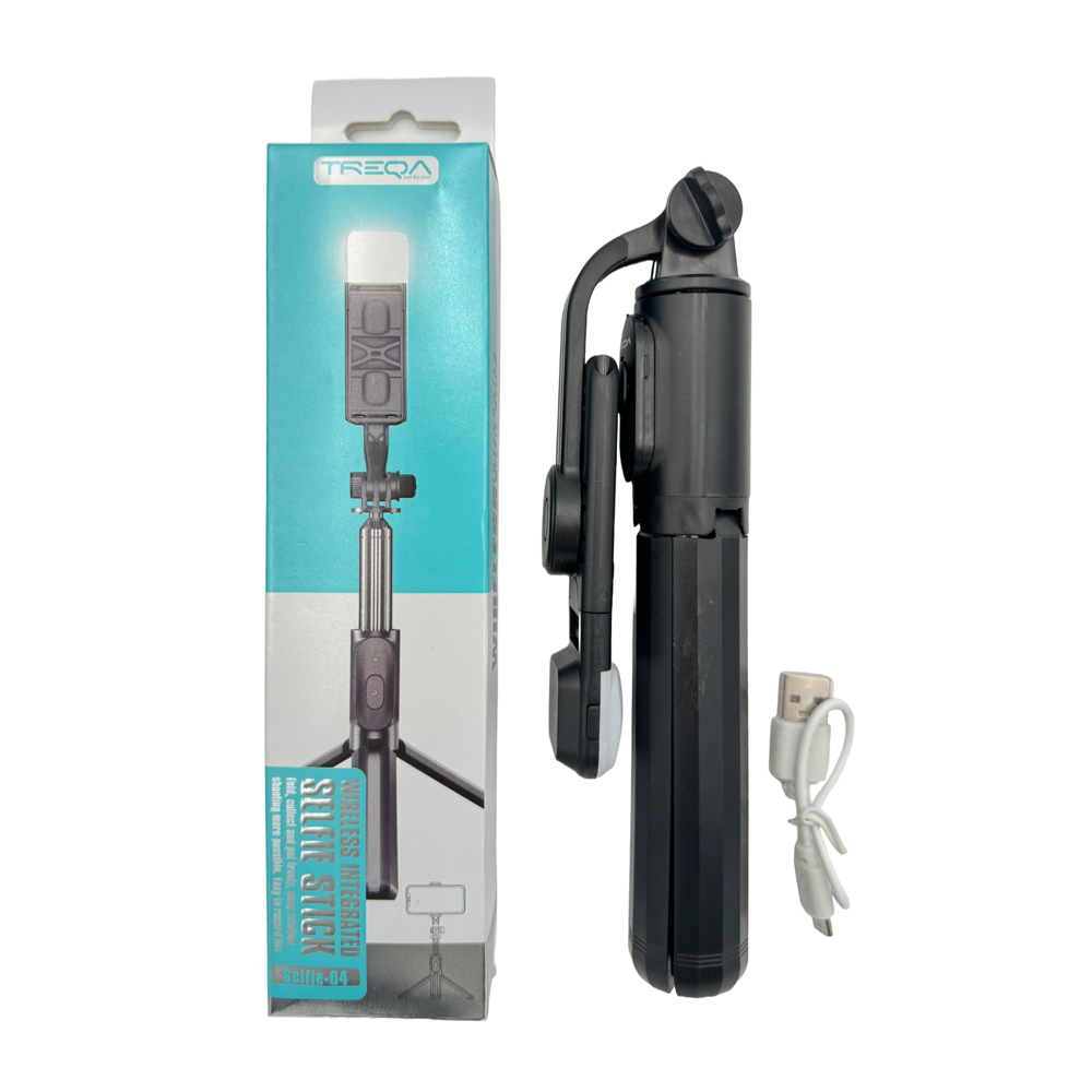 Selfie Stick with Tripod and Light