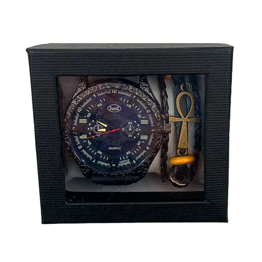 Watch and Bracelet Set Gift Set for Men-assorted