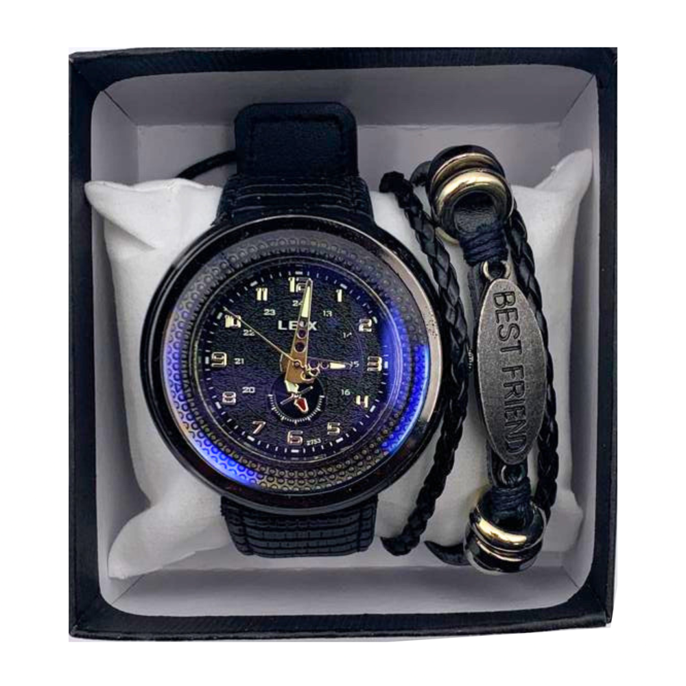 Watch and Bracelet Set Gift Set for Men-assorted