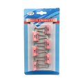 Binder Clips Small 1" 6pcs Assorted