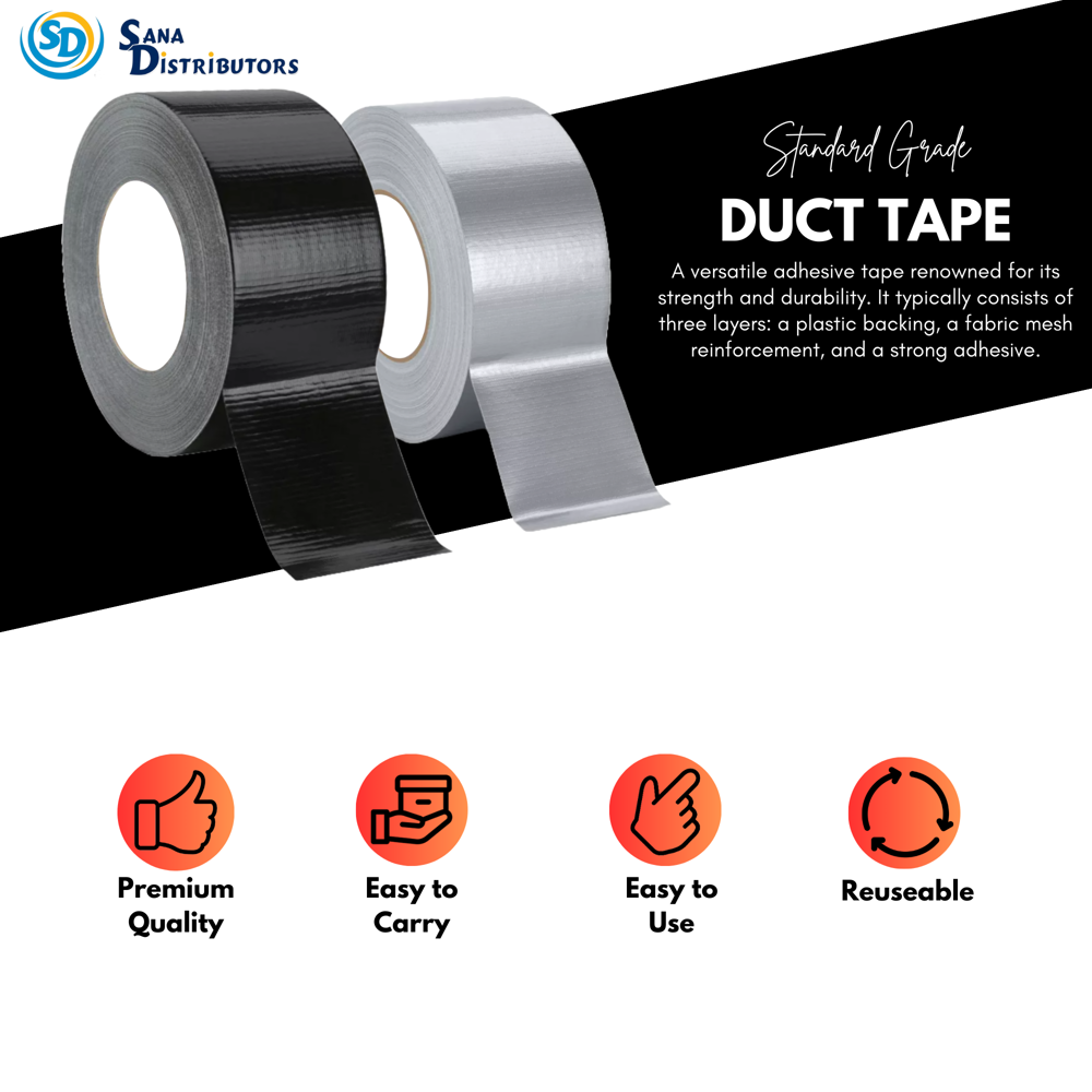 Sd Duct Tape- 48 mm x 7m - Black