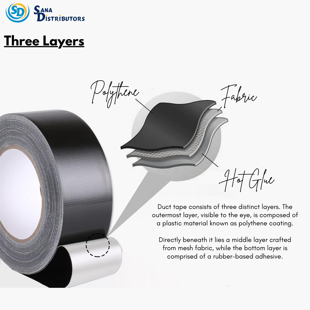 Sd Duct Tape- 48 mm x 7m - Black