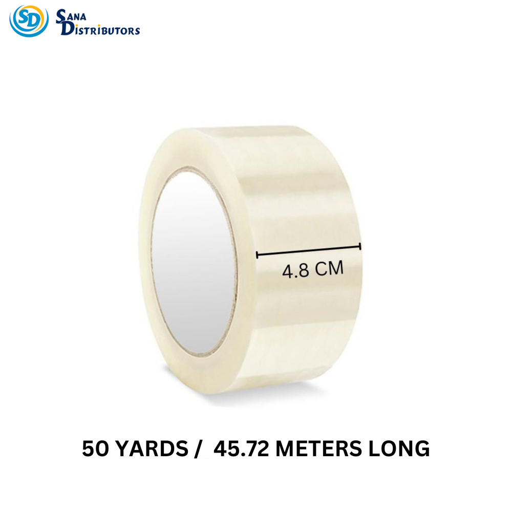Tape 4.8 cm x 50yards - Clear ($6.48 for 6pcs