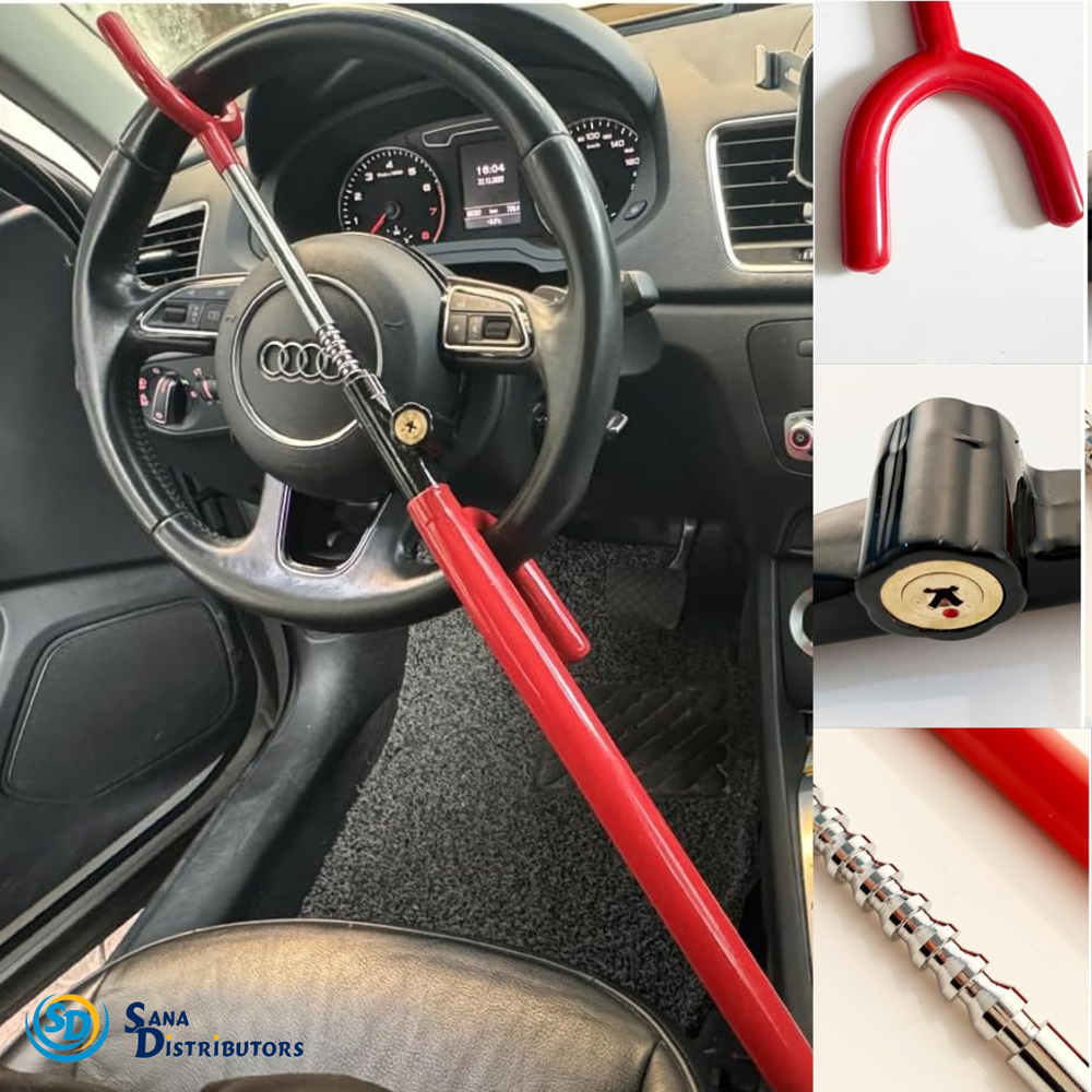 Steering Wheel Lock with Key