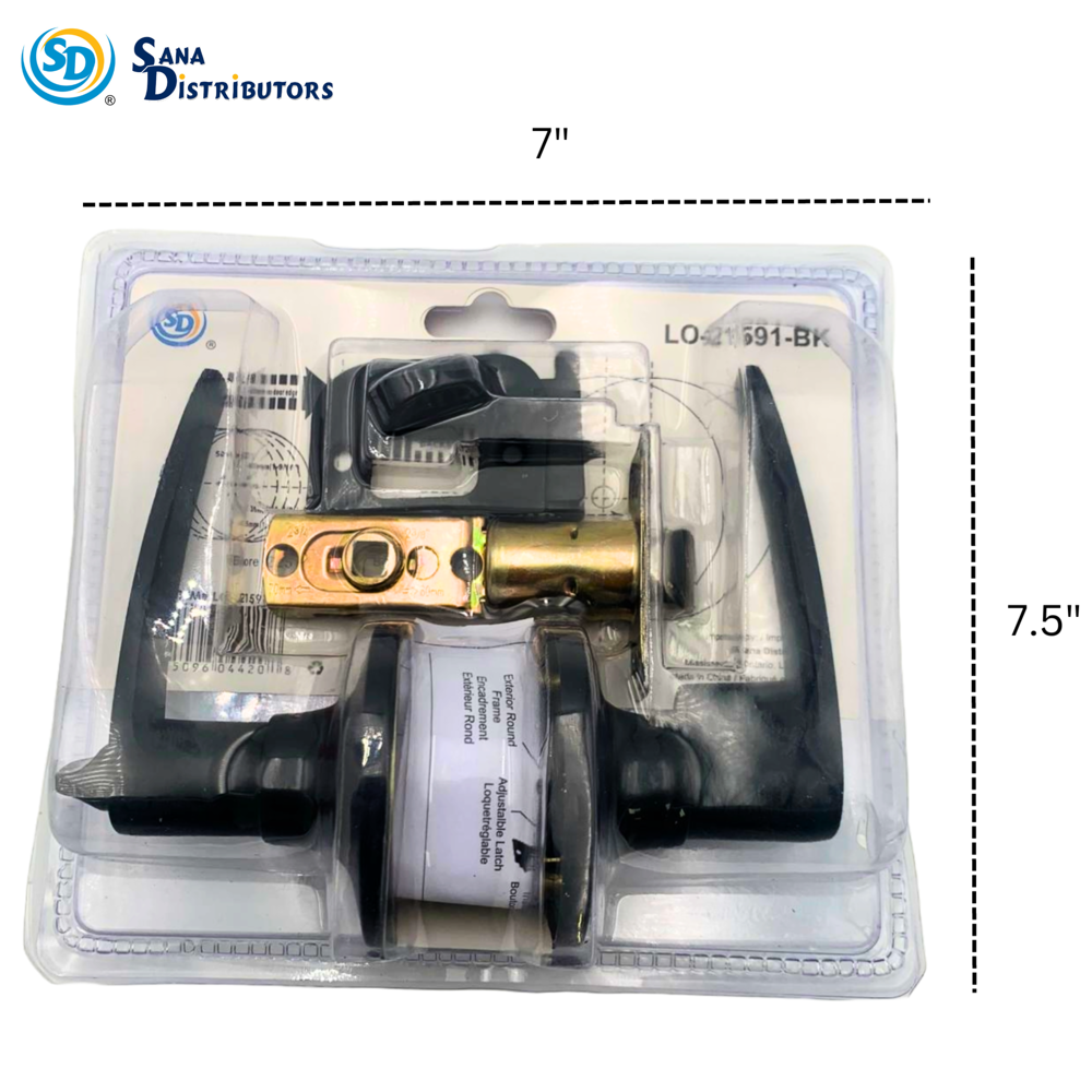 Sd Privacy Lock - Black Lever Lock