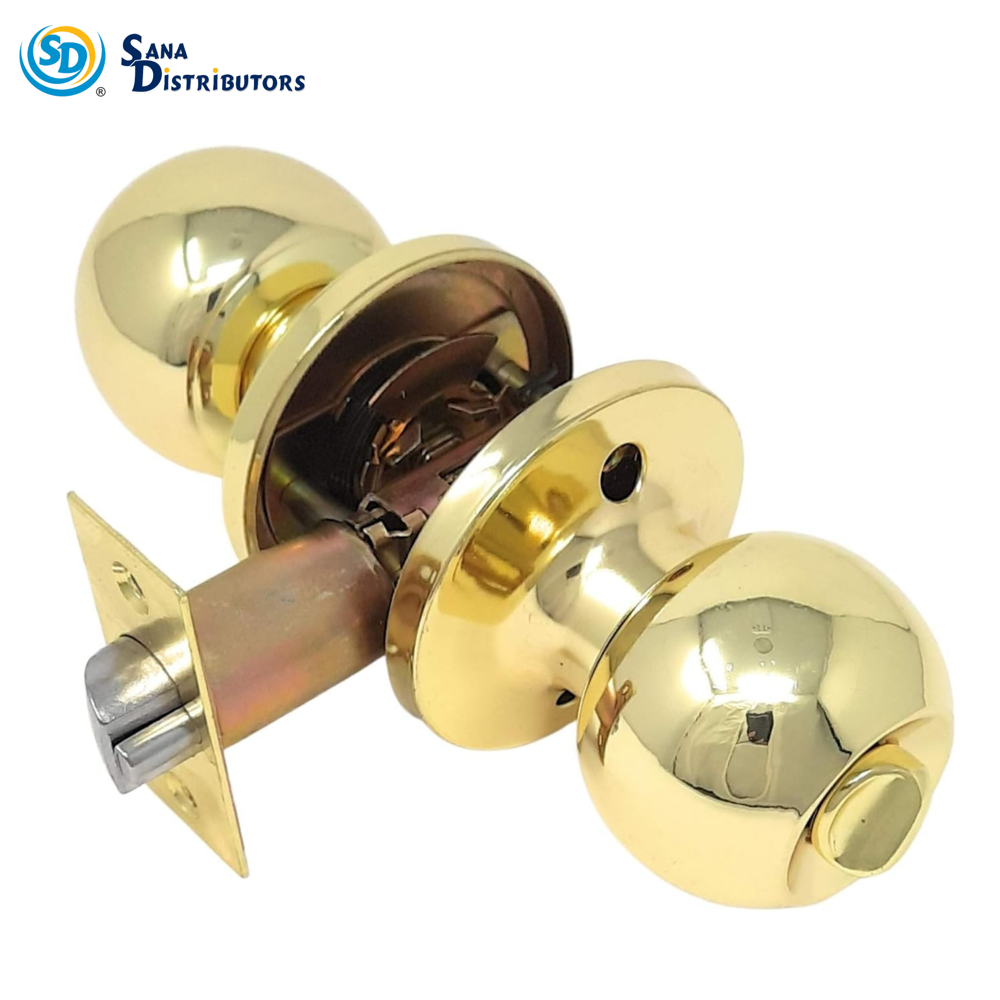 Sd Entrance Lock with Key - Gold