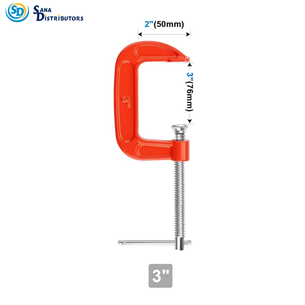 Sd C-clamp 3"