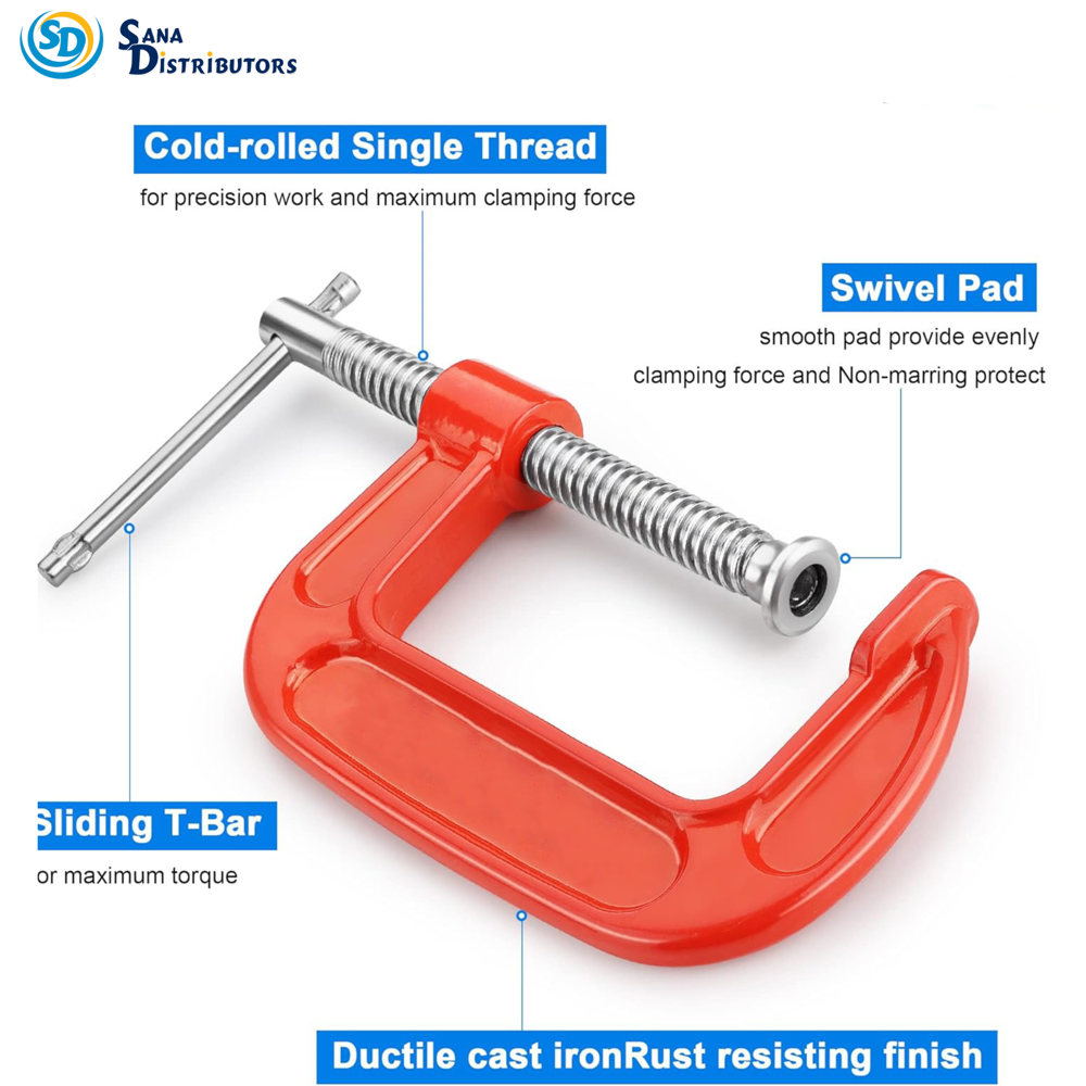 Sd C-clamp 3"