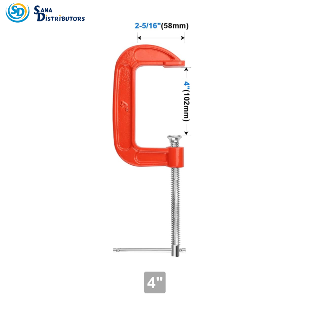 Sd C-clamp 4"