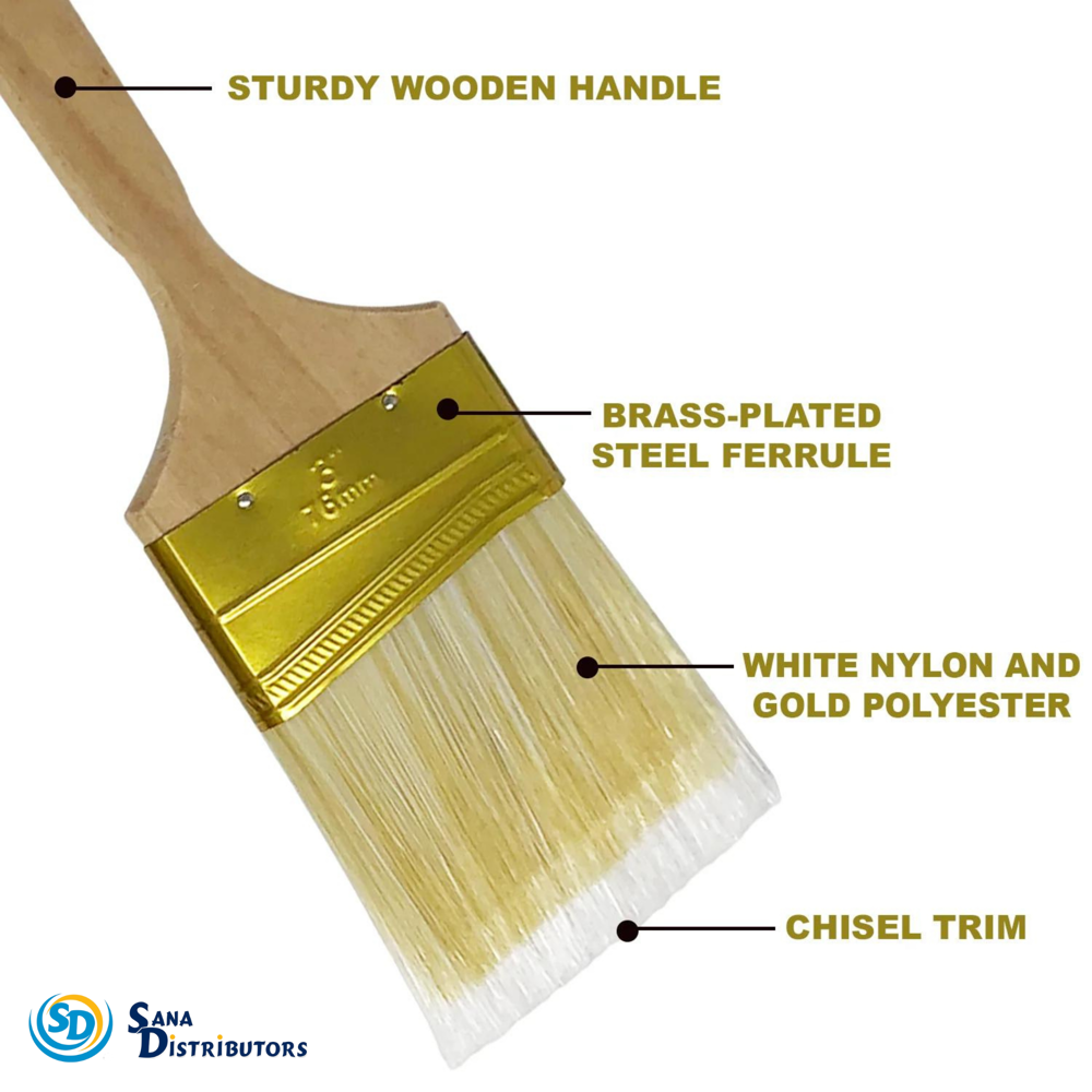 Sd Angled Paintbrush 3"