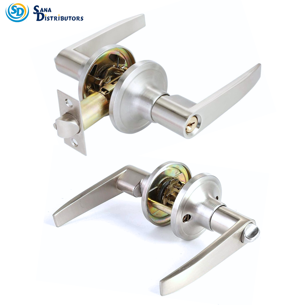 Sd Entrance Lock with Key - Silver