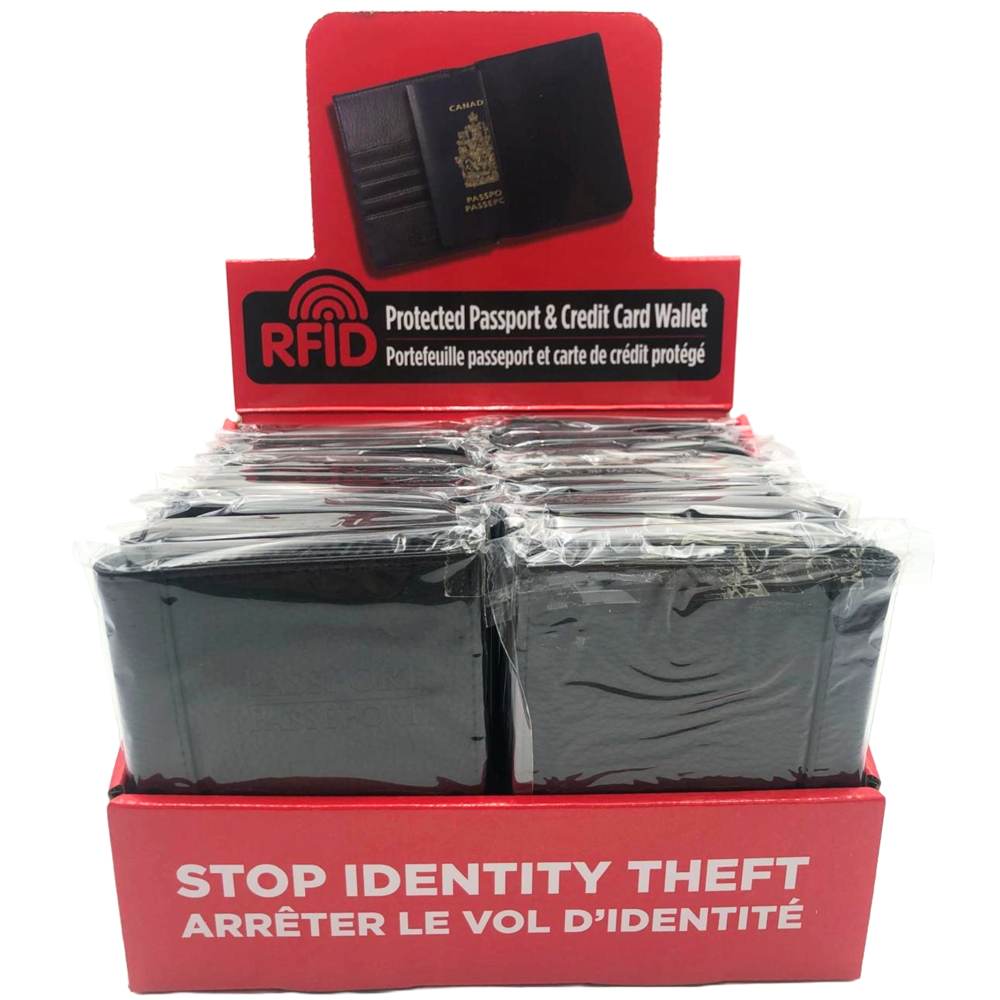 Passport & Credit Card Wallet ($74.75 for 25pc Display)
