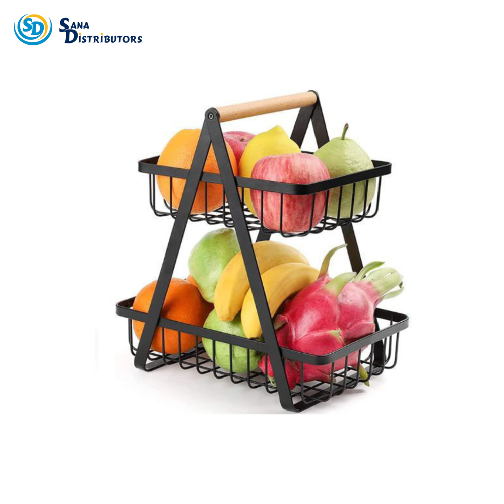 2-tier Countertop Fruit/bread Basket