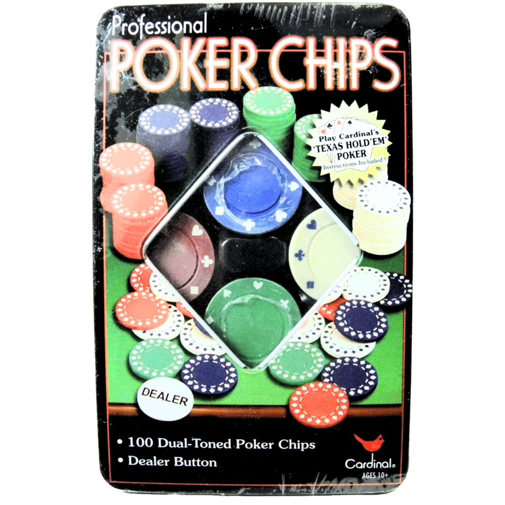 Poker Chips Metal Box Packing