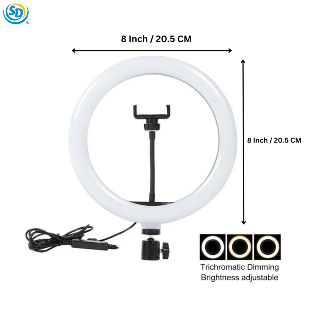 8" Ring Fill Light without Stand