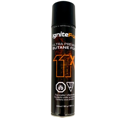 Ignite Fuel Premium Butane Fuel 300 mL 12pcs ($1.99 per Unit)