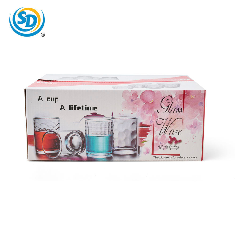 Glass 6pcs 3.4"x 4.0"
