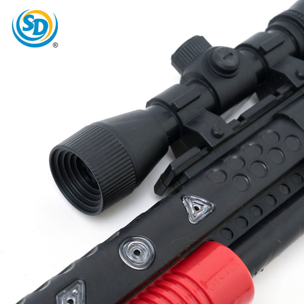Toy Gun with Flashing Light 25"