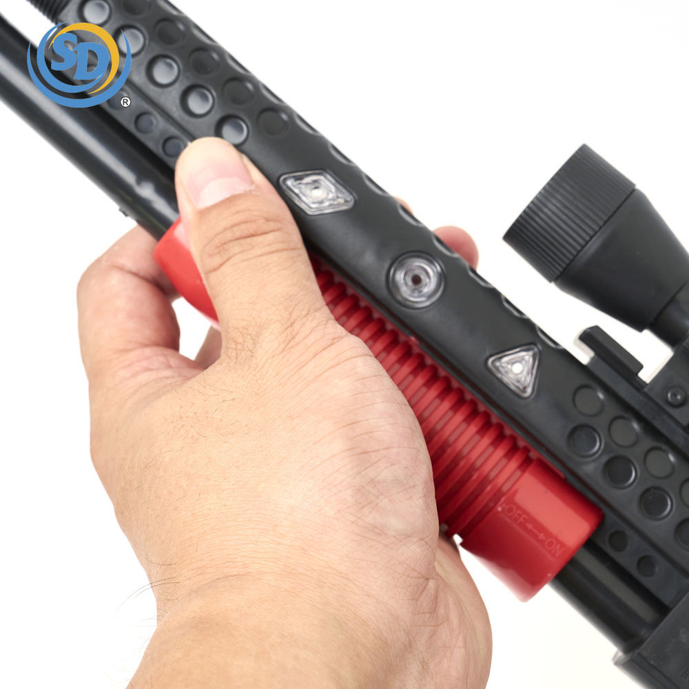 Toy Gun with Flashing Light 25"