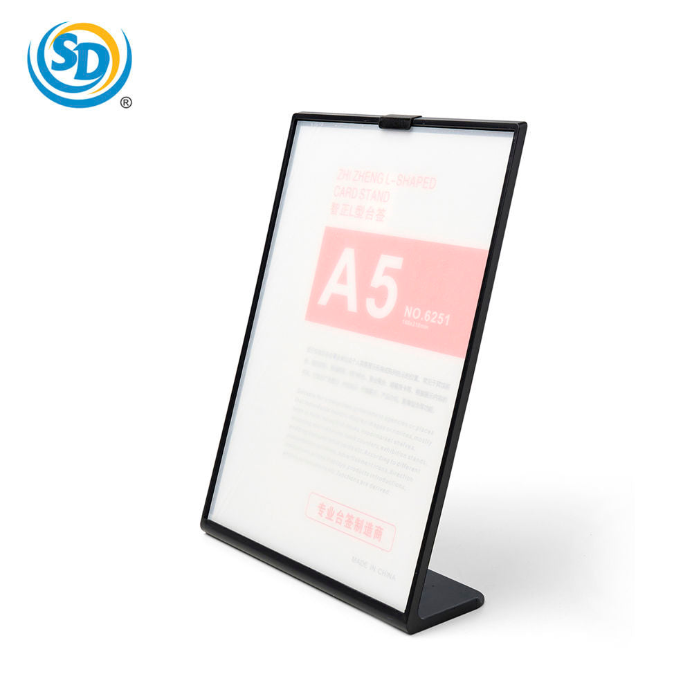 Sign Holder A5/6.1"x8.2" Black