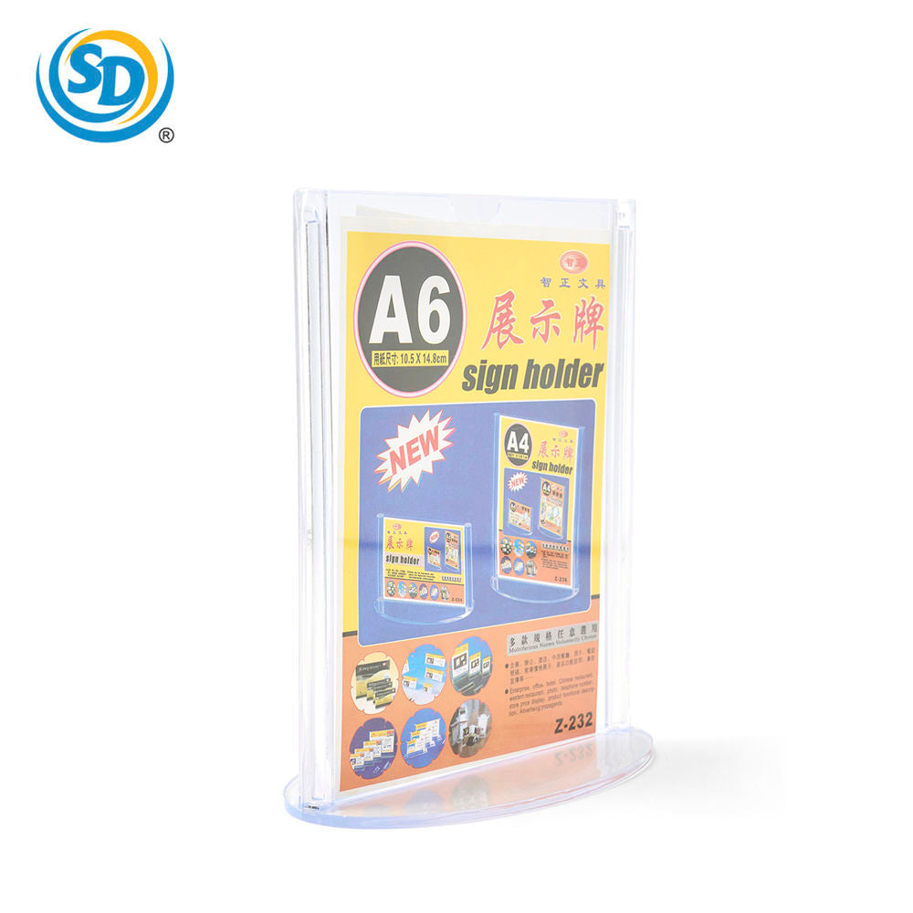 Transparent Sign Holder A6/4.1"x5.8"