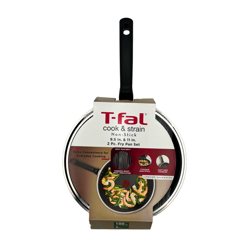 T-fal Non-stick Set 2pc 9.5"& 11" #c565s284