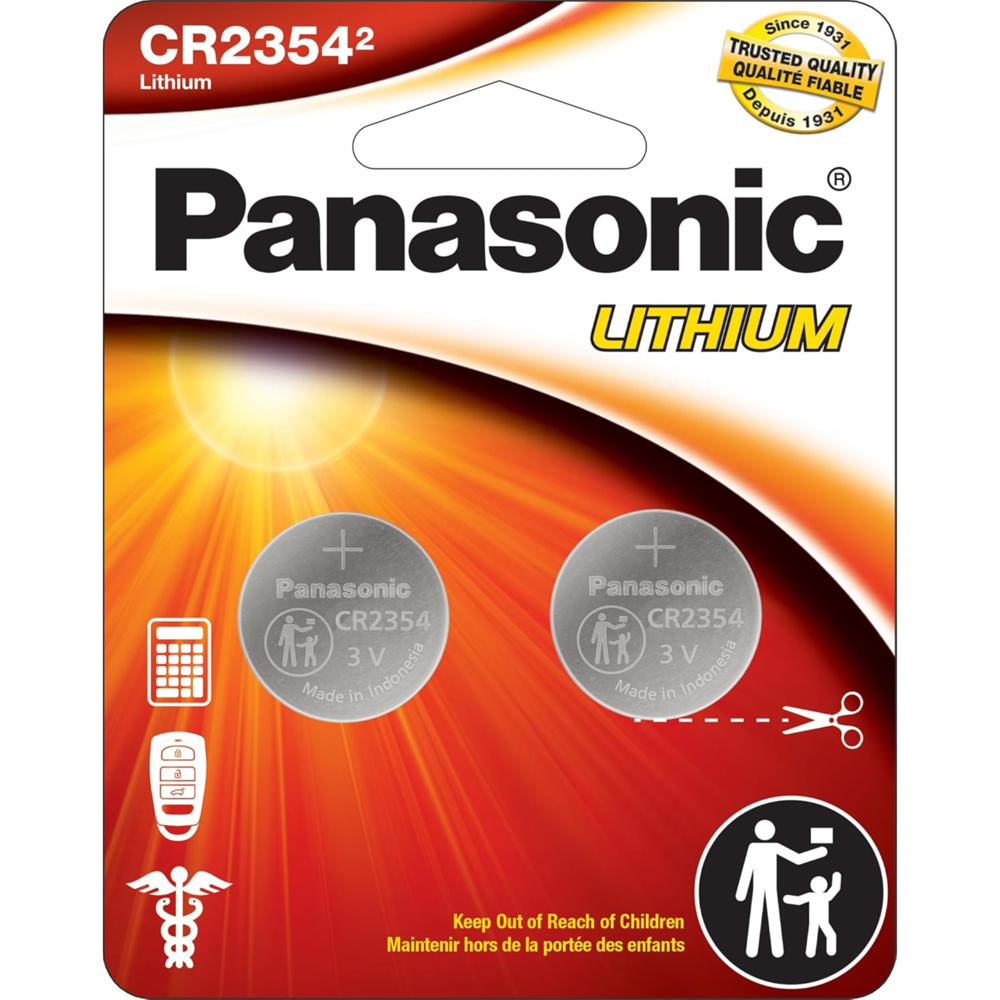 Panasonic Lithium cr2354 2pcs [Exp: 2030]