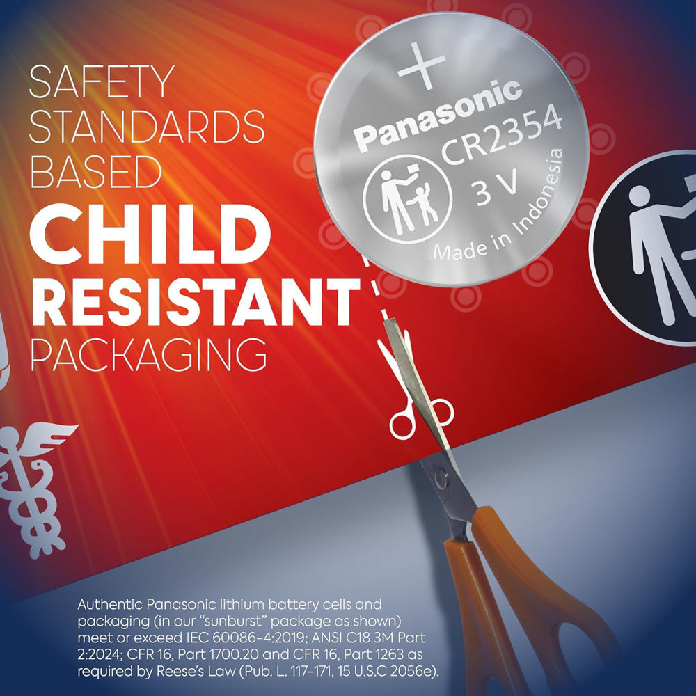 Panasonic Lithium cr2354 2pcs [Exp: 2030]