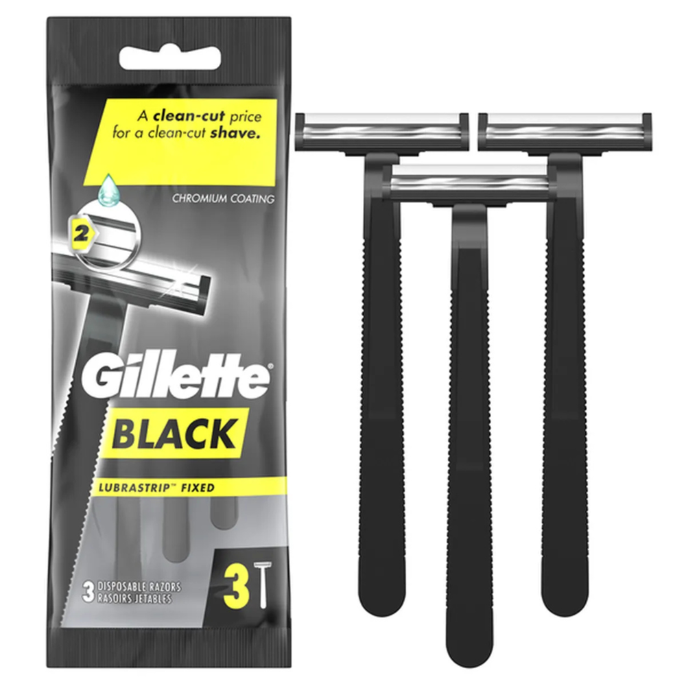 Gillette Black Razor 3pcs