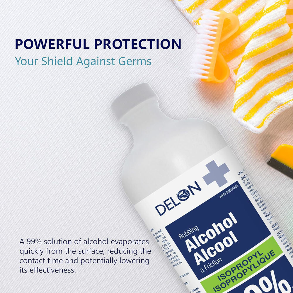 Delon 99% Rubbing Alcohol 473 mL [Exp: 04/2029]