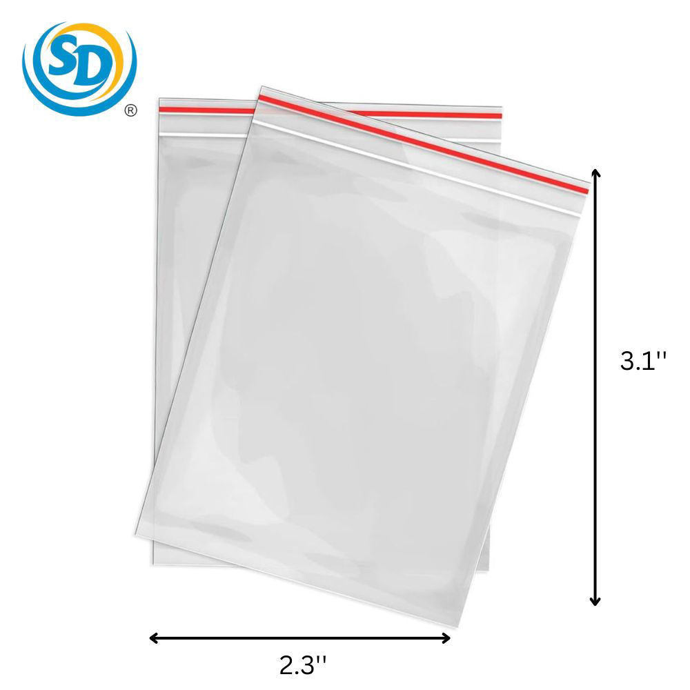 Plastic Bags 2.3"x3.1" 500pcs