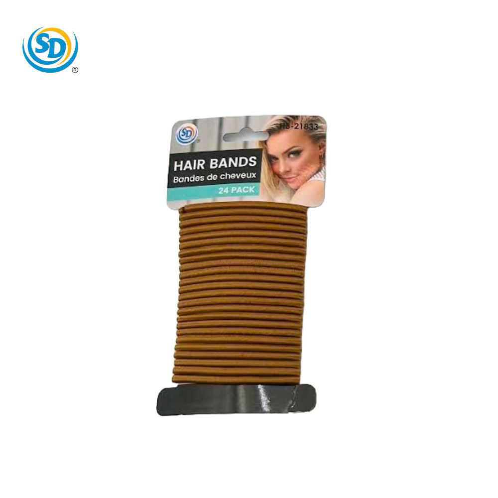 Sd Elastic Hair Ties 24pcs