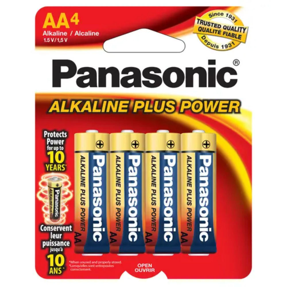 Panasonic aa-4 Alkaline Battery ($26.28 for Case of 12) [Exp: 2035]