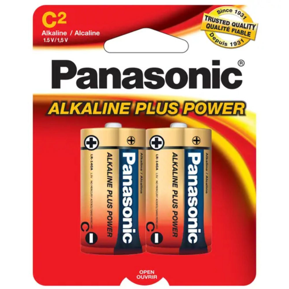 Panasonic c-2 Alkaline Battery ($45.48 for Case of 12) [Exp: 2034]