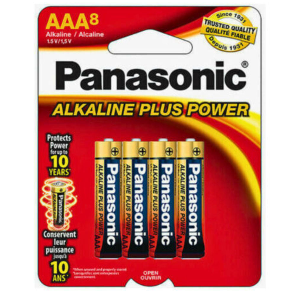 Panasonic aaa-8 Alk. ($26.10 for Case of 6) [Exp: 2034]