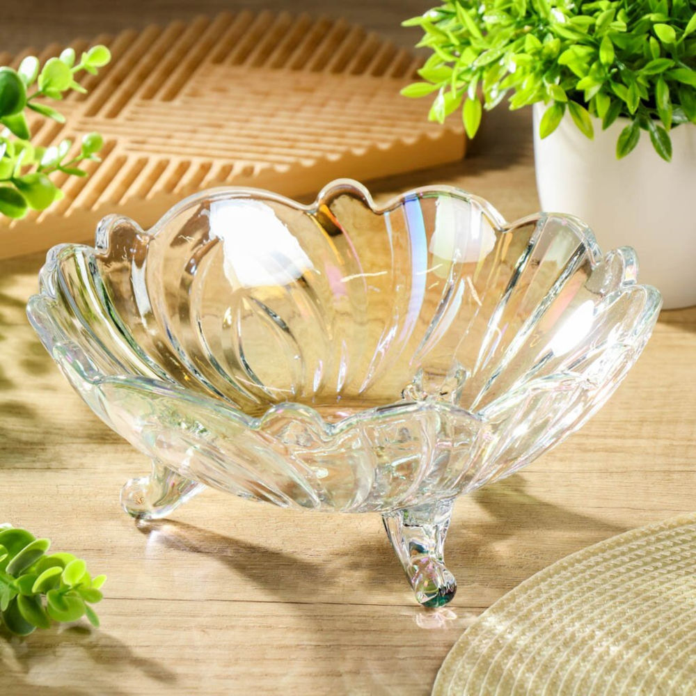 Glass Fruit Bowl [9.5" x 4"]