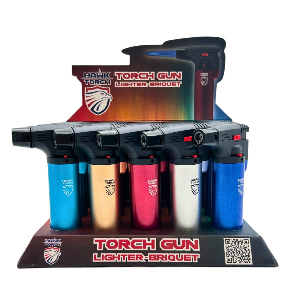 Hawk Torch Lighters - Metallic 15pcs ($3.49 per Unit