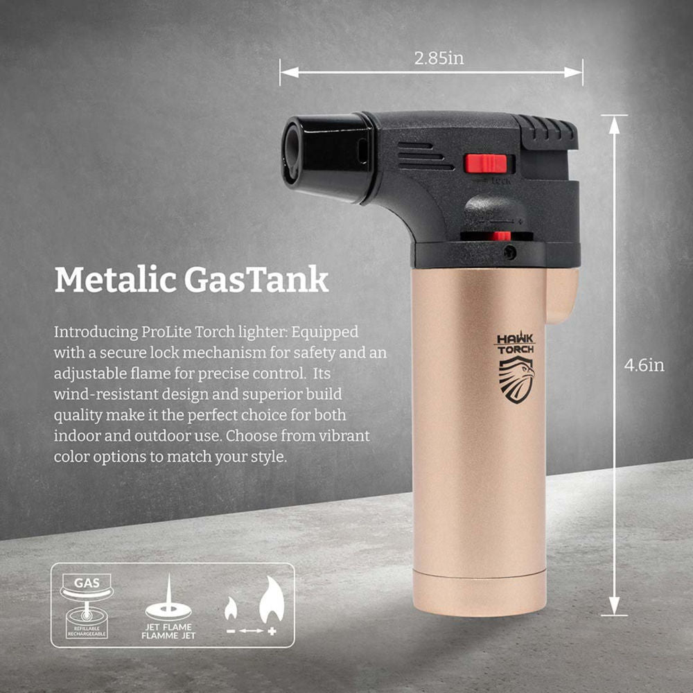Hawk Torch Lighters - Metallic 15pcs ($3.49 per Unit