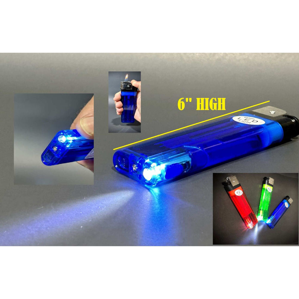 Jumbo Lite Lighters W/ LED Light 18pcs ($2.99 per Unit)